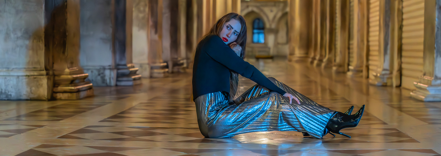 shooting in venice immagine