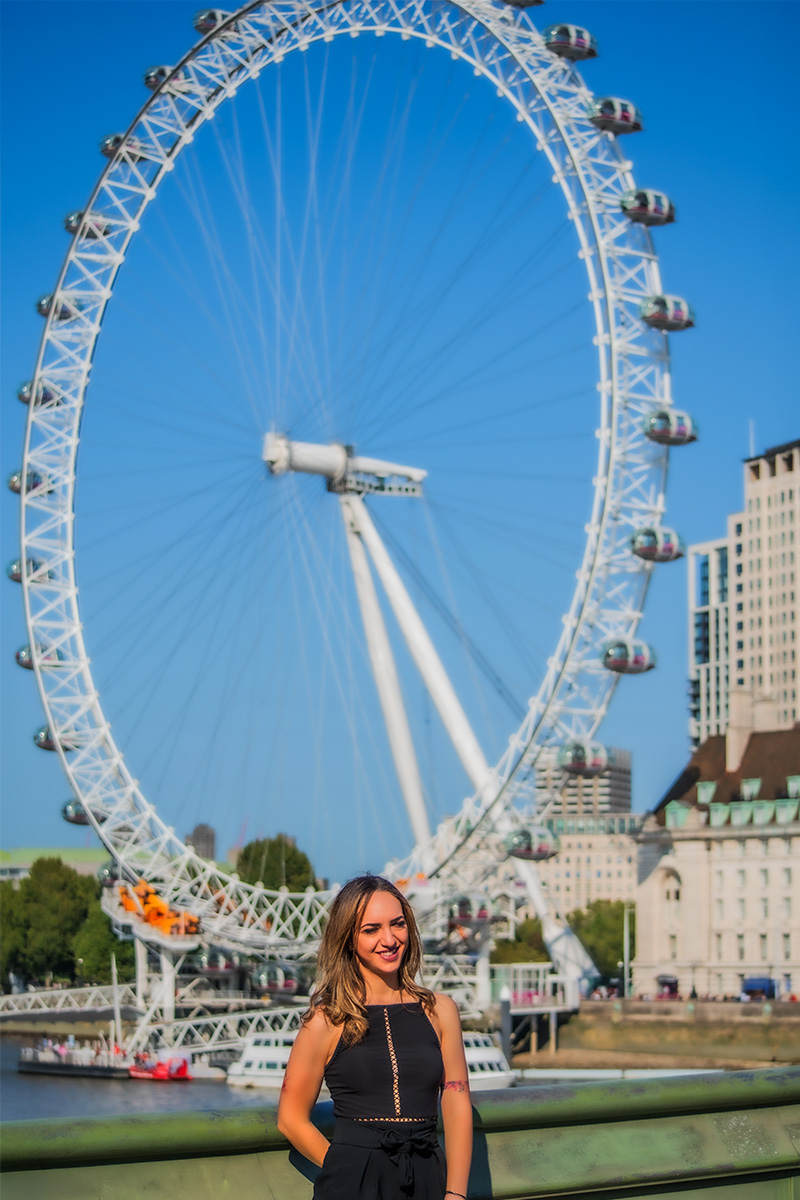 Maria Marigliano Model shooting london eye immagine
