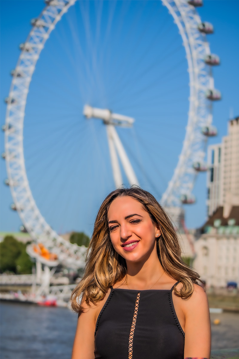 Maria Marigliano Model shooting london eye immagine