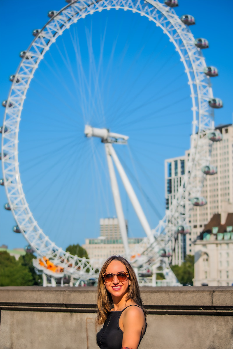 Maria Marigliano Model shooting london eye immagine